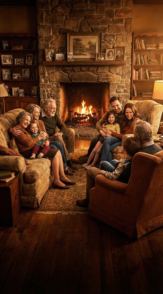 《温暖的家》高清家庭视频海报